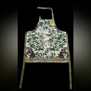 NWT Michel Design Works “Mediterranean” lemon & olive inspired design apron